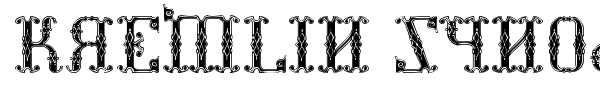 Kremlin Synod Display Caps font
