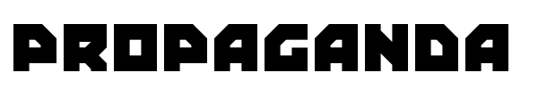 Propaganda font