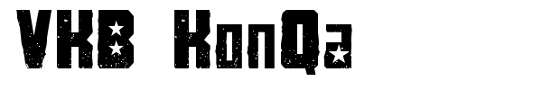 VKB KonQa font