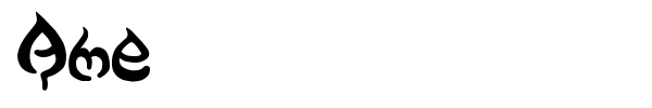 Ame font