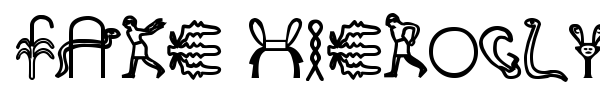 Fake Hieroglyphs font