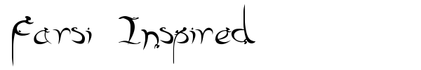 Farsi Inspired font
