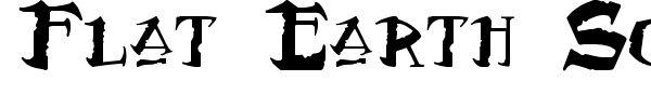 Flat Earth Scribe font