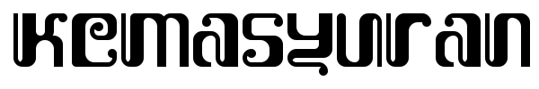 Kemasyuran Jawa font