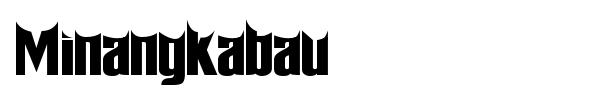 Minangkabau font