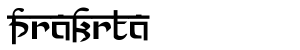 Prakrta font