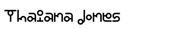 Thaiana Jones font