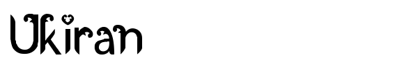 Ukiran font