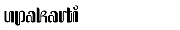 Upakarti font