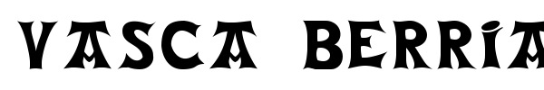 Vasca Berria font