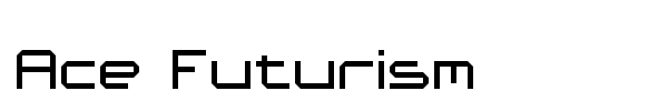 Ace Futurism font