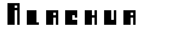 Alachua font