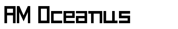 AM Oceanus font