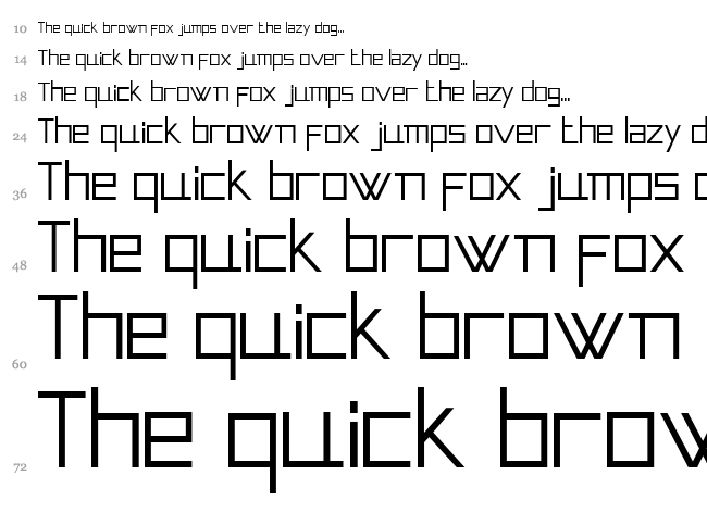 AM Oceanus font waterfall