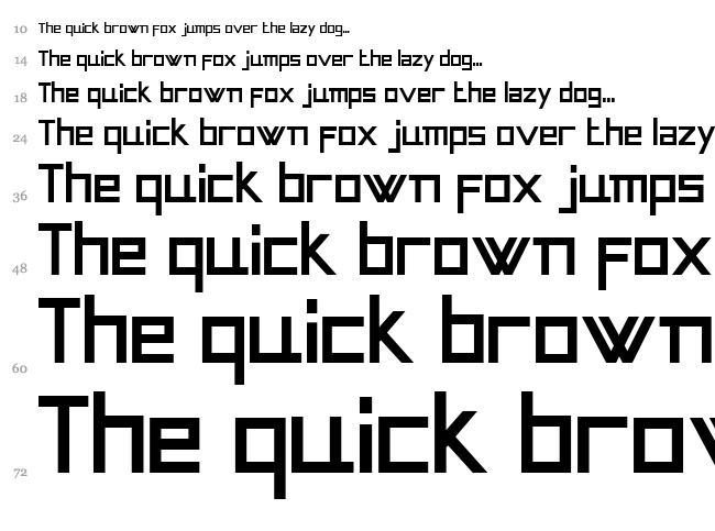 AM Oceanus font waterfall