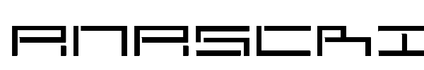 AnaScript font