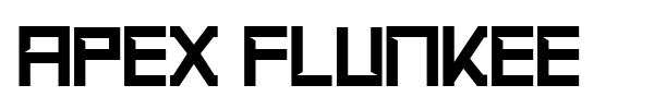 Apex Flunkee font