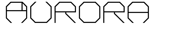 Aurora font
