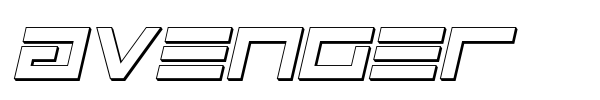 Avenger font