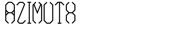 Azimuth font preview