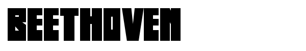 Beethoven font