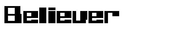 Believer font