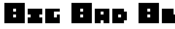 Big Bad Blocks font