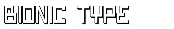 Bionic Type font