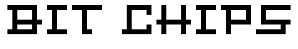 Bit Chips font
