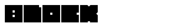 Block font