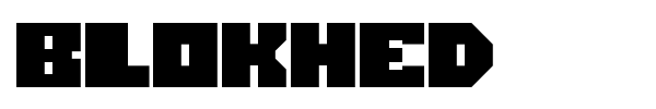 Blokhed font
