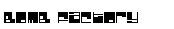 Bomb Factory font