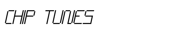 Chip Tunes font