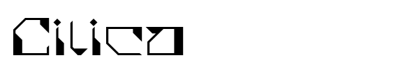 Cilica font