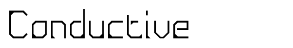 Conductive font