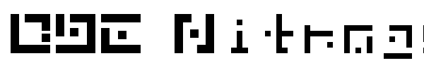 DBE Nitrogen font