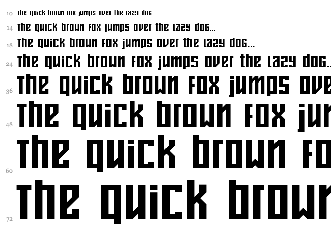 Desonanz font waterfall