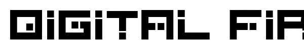 Digital Firebomb font