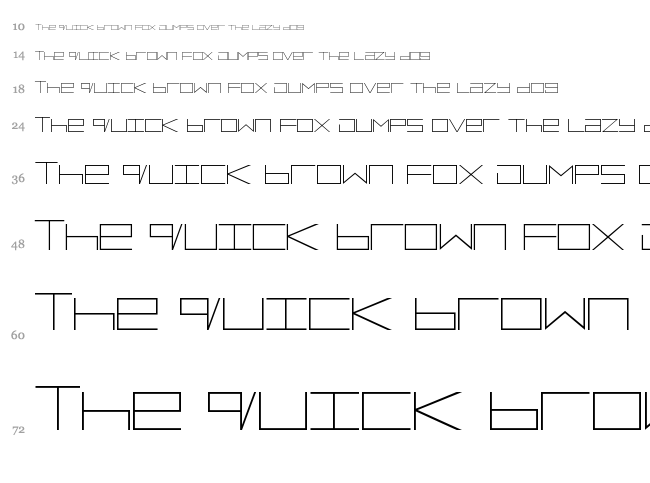 ElectroMan font waterfall