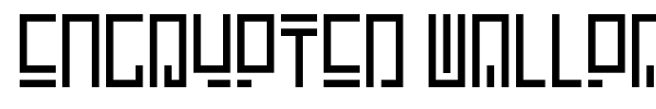 Encrypted Wallpaper font