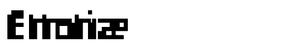 Errorize font