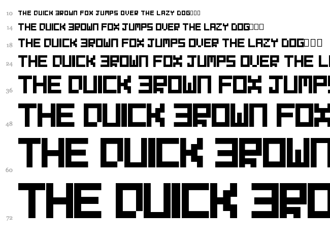 Evilborn font waterfall