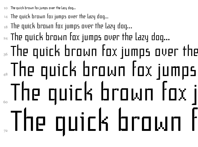 F1 Secuencia Quad FFP font waterfall