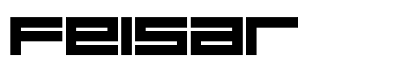 Feisar font