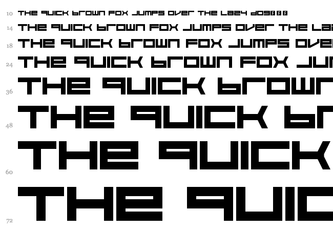Feisar font waterfall