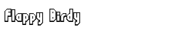 Flappy Birdy font