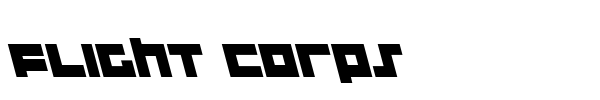 Flight Corps font