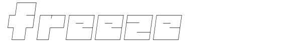 Freeze font