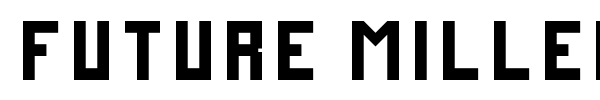 Future Millennium font