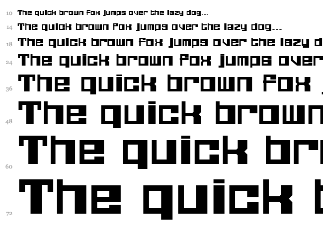 Galaxy Monkey font waterfall